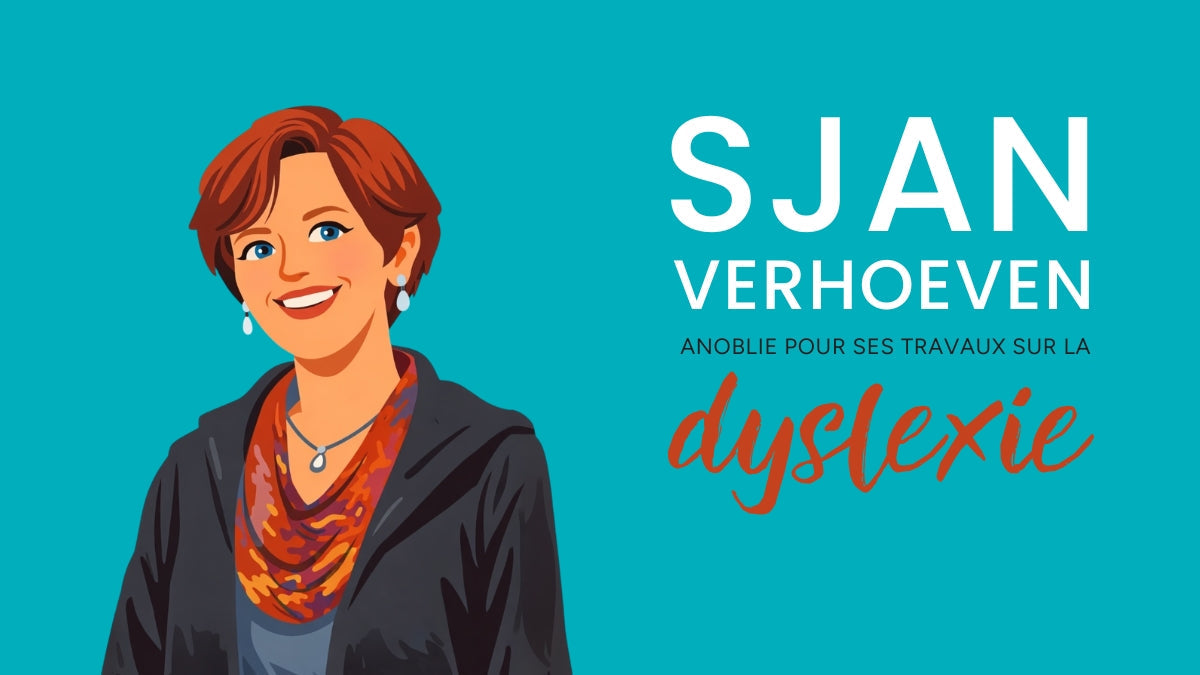 Pourquoi l’auteure néerlandaise Sjan Verhoeven a-t-elle été anoblie pour ses travaux sur la dyslexie ?